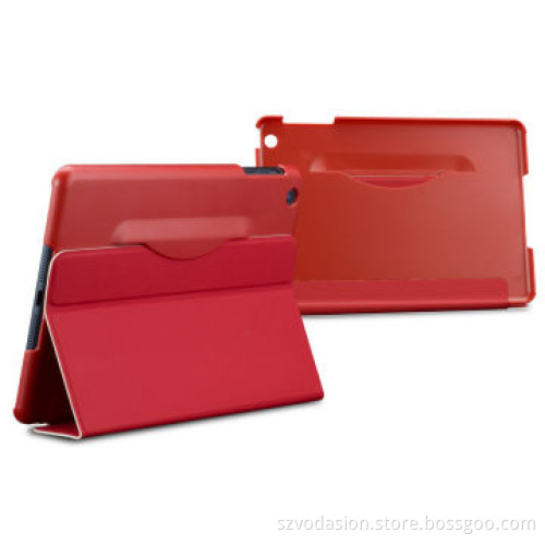 Folio Leather Smart Cover Case for iPad Mini, with Stand and Front/Back